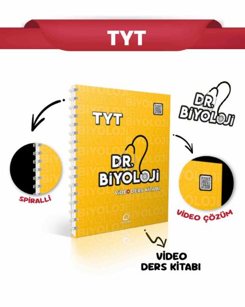 OKSİJEN TYT DR. BİYOLOJİ VİDEO DERS KİTABI resmi
