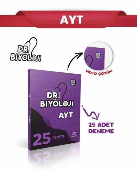 OKSİJEN AYT DR. BİYOLOJİ 25 DENEME resmi