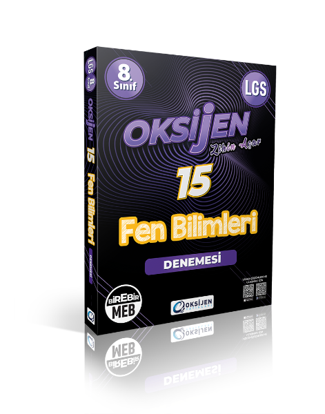 OKSİJEN 8. SINIF 15 Lİ FEN BİLİMLERİ DENEME resmi