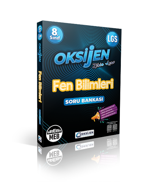 OKSİJEN 8. SINIF FEN BİLİMLERİ SORU BANKASI resmi