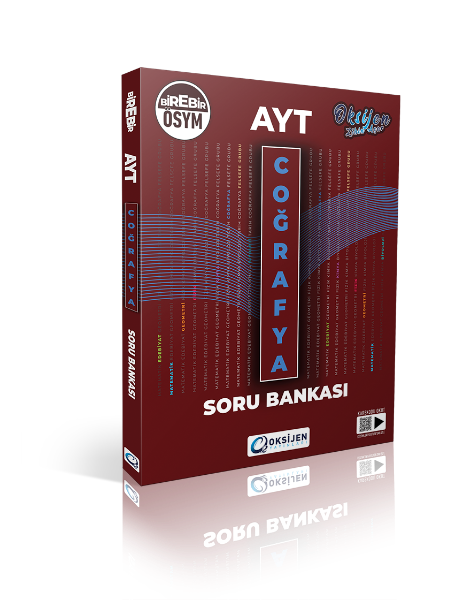 OKSİJEN AYT COĞRAFYA SORU BANKASI için detayları göster OKSİJEN AYT COĞRAFYA SORU BANKASI resmi
