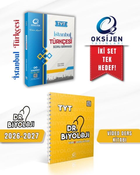 TYT İSTANBUL TÜKÇESİ+DR.BİYOLOJİ TYT VİDEO DERS KİTABI SET resmi