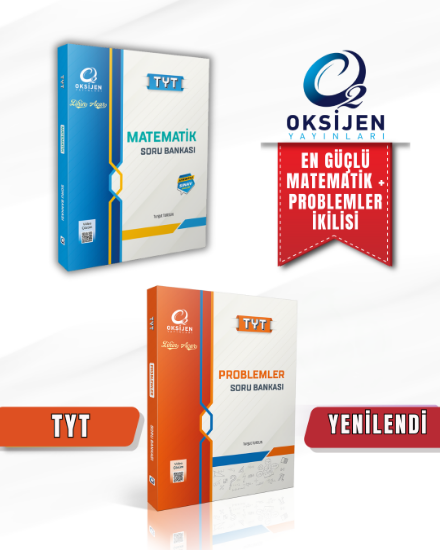 TYT MATEMATİK+PROBLEMLER SORU BANKASI SET resmi