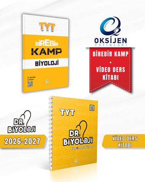DR.BİYOLOJİ TYT VİDEO DERS KİTABI&BİREBİR KAMP SETİ resmi