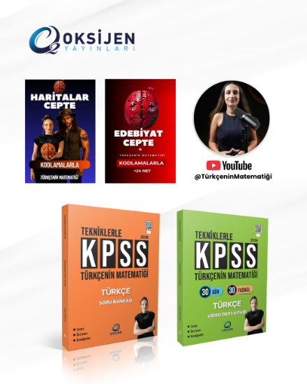 TÜRKÇENİN MATEMATİĞİ KPSS SET+CEP KARTLARI SET resmi