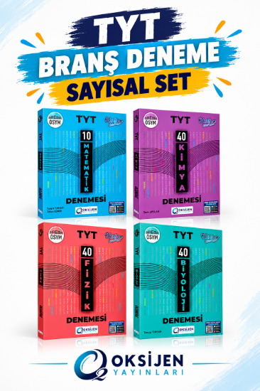 OKSJEN TYT SAYISAL 4 LÜ BRANŞ DENEME SET resmi